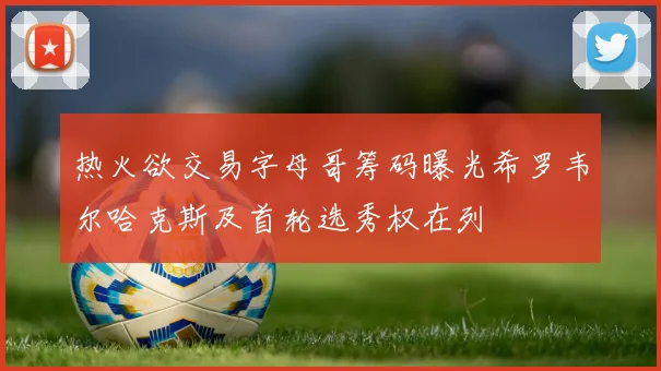 热火欲交易字母哥筹码曝光希罗韦尔哈克斯及首轮选秀权在列